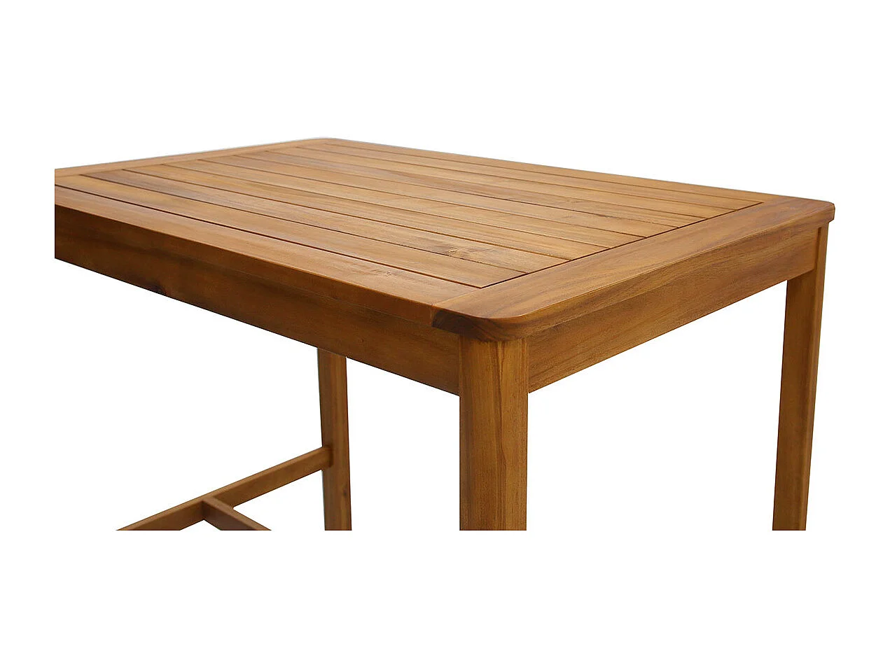 Rechteckiger Gartentisch aus Massivholz L120 cm AKIS