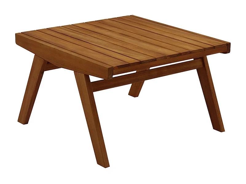 Tavolino da salotto da giardino in legno massello TIDAK