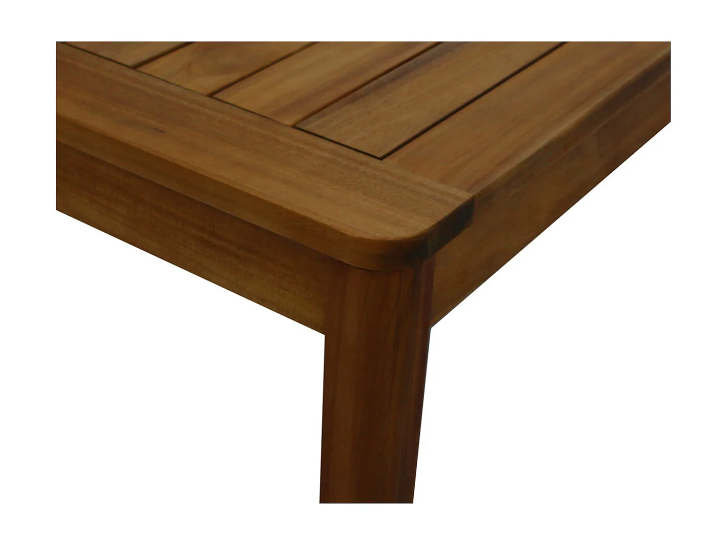 Table de jardin carrée en bois massif L147 cm AKIS