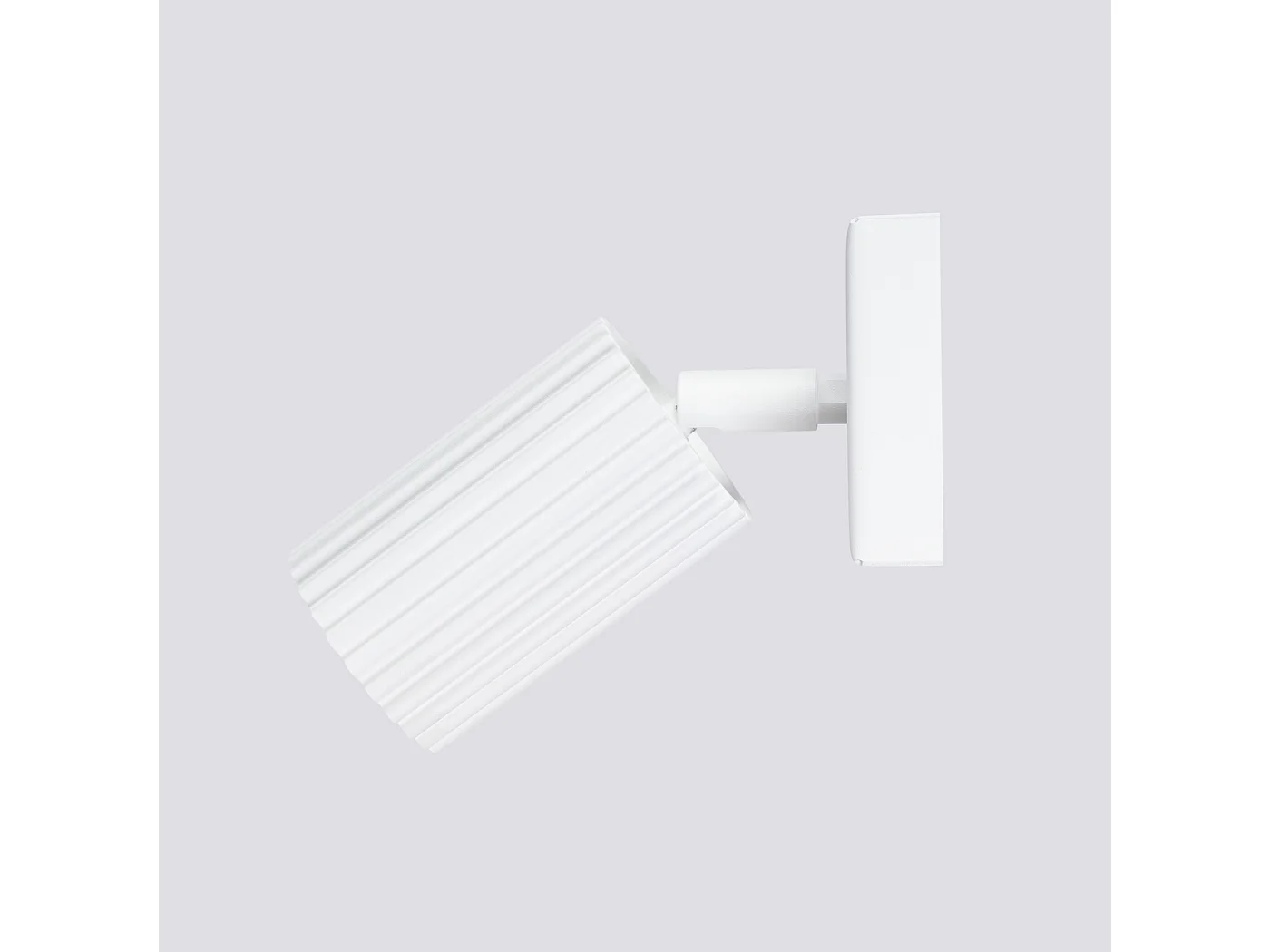 Applique Karbon Minimaliste En Aluminium - 1 Sources Lumineuses - L.8 X H.8 Cm - Blanc