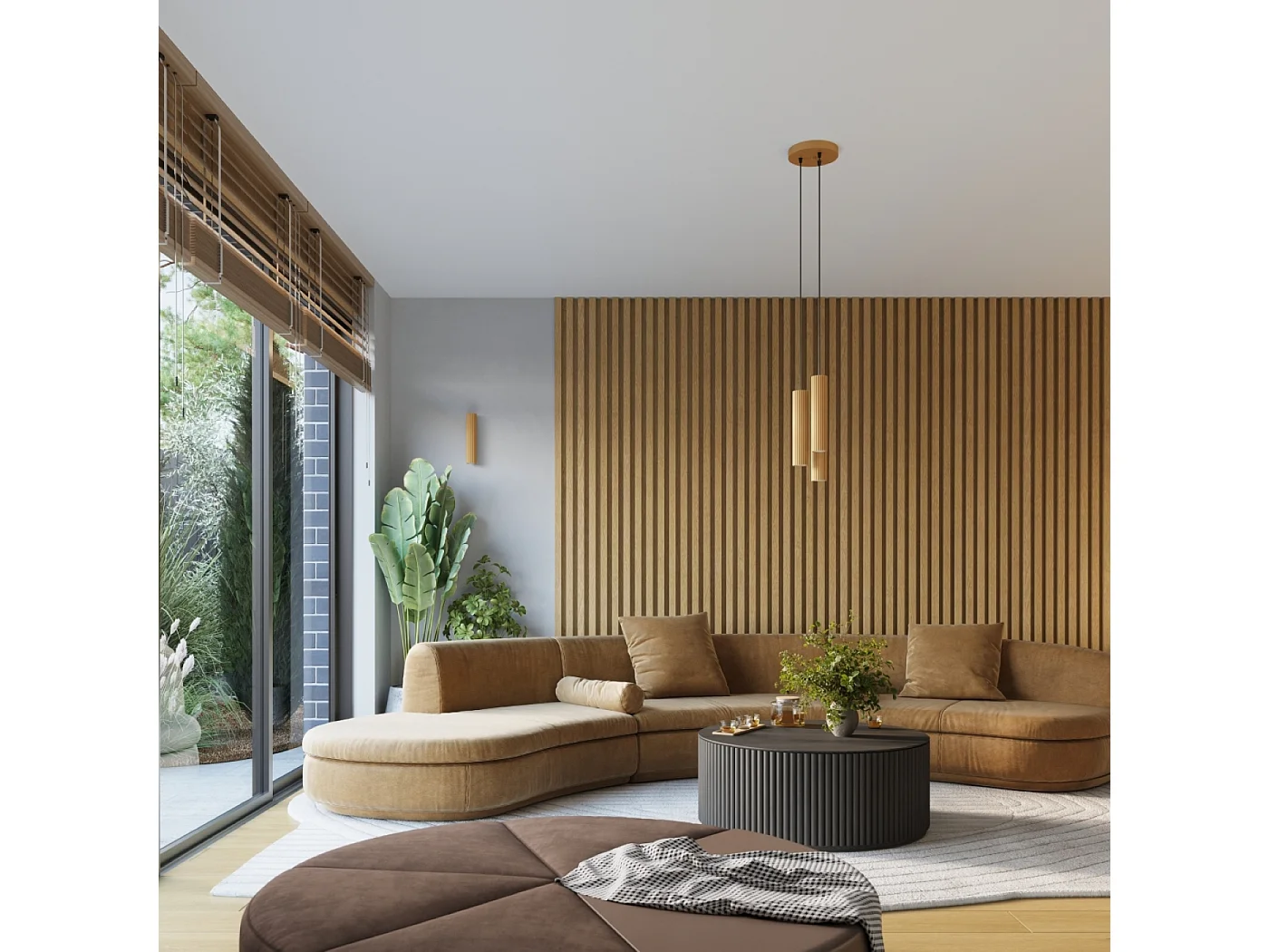 Wandlamp KARBON minimalistisch van  - 2 lichtbronnen - L.6,5 x H.20 cm - gouden