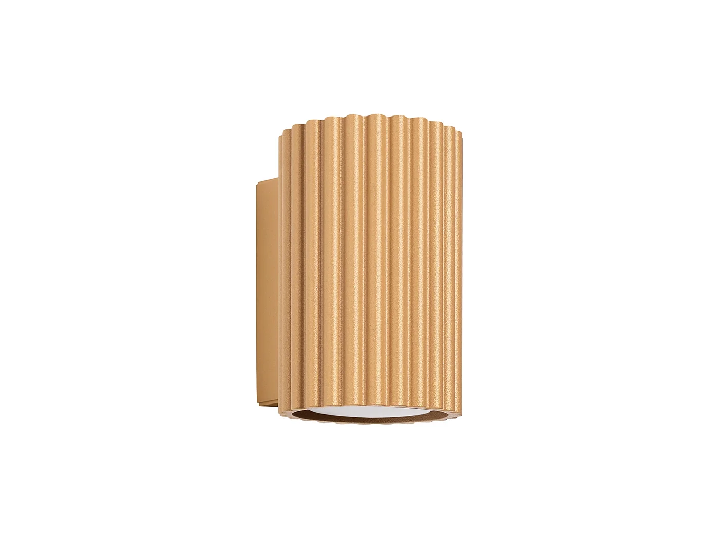 Applique Karbon Minimaliste En Aluminium - 1 Sources Lumineuses - L.6,5 X H.10 Cm - Doré