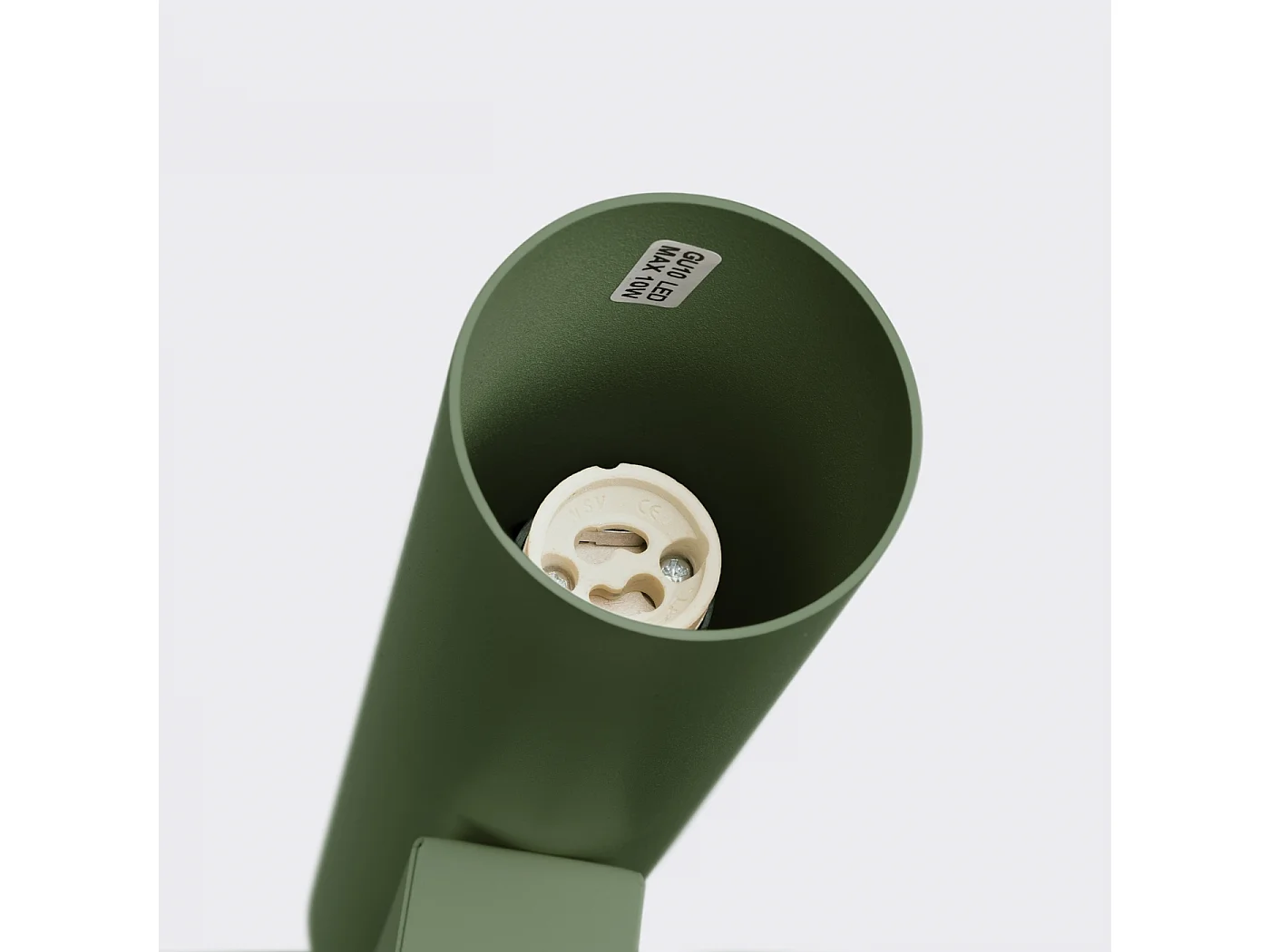 Applique Lagos Grenier En Acier - 2 Sources Lumineuses - L.6 X H.30 Cm - Vert Olive