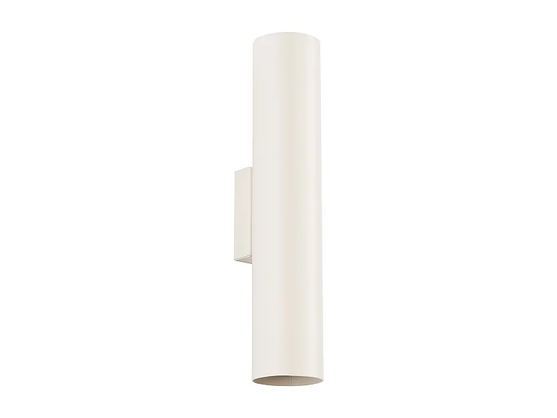 Lampada Da Parete Lagos Soppalco Di Acciaio - 2 Sorgenti Luminose - L.6 X A.30 Cm - Beige