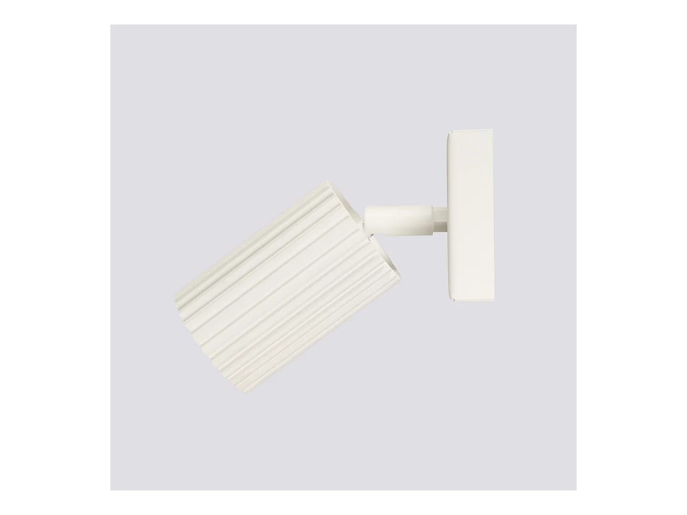 Lámpara De Pared Karbon Minimalista De Aluminio - 1 Fuentes Luminosas - L.8 X A.8 Cm - Beige