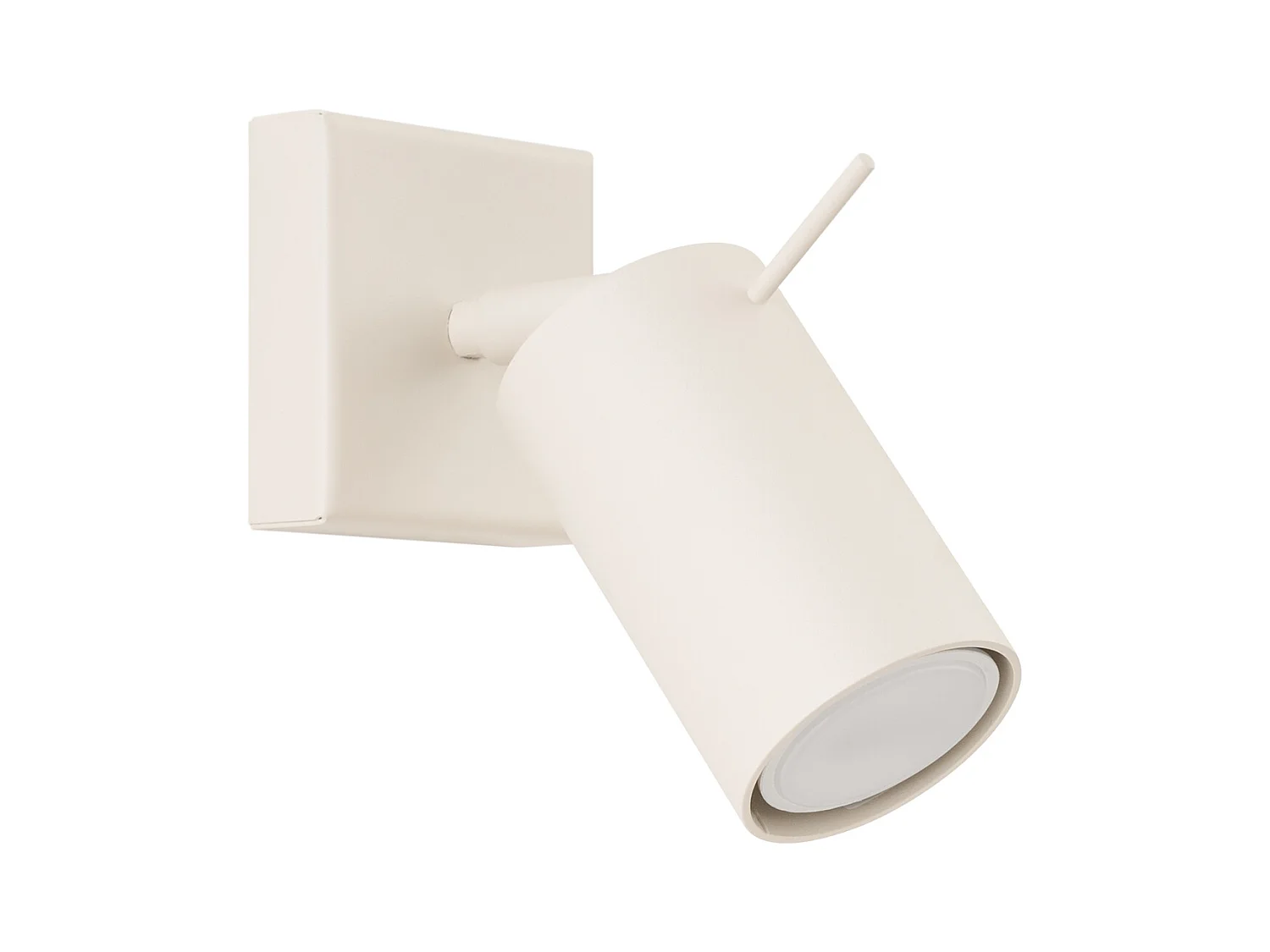 Applique Lagos Moderne En Acier - 1 Sources Lumineuses - L.8 X H.8 Cm - Beige