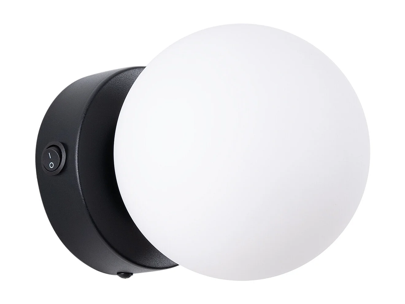 Wandlamp Yoli Modern Van  - 1 Lichtbronnen - L.12 X H.12 Cm - Zwart