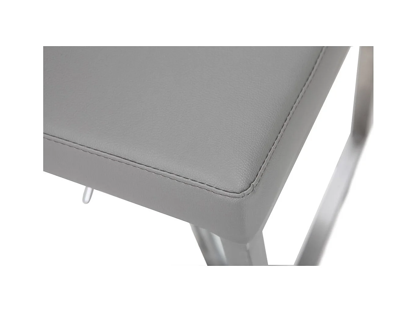 Barhocker zeitgenössisches Design Metall und PU Weiß - KYLE