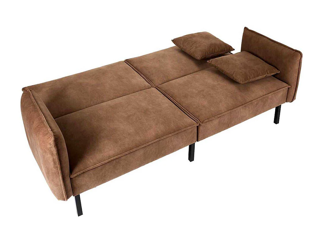 Canape Convertible Club Marron