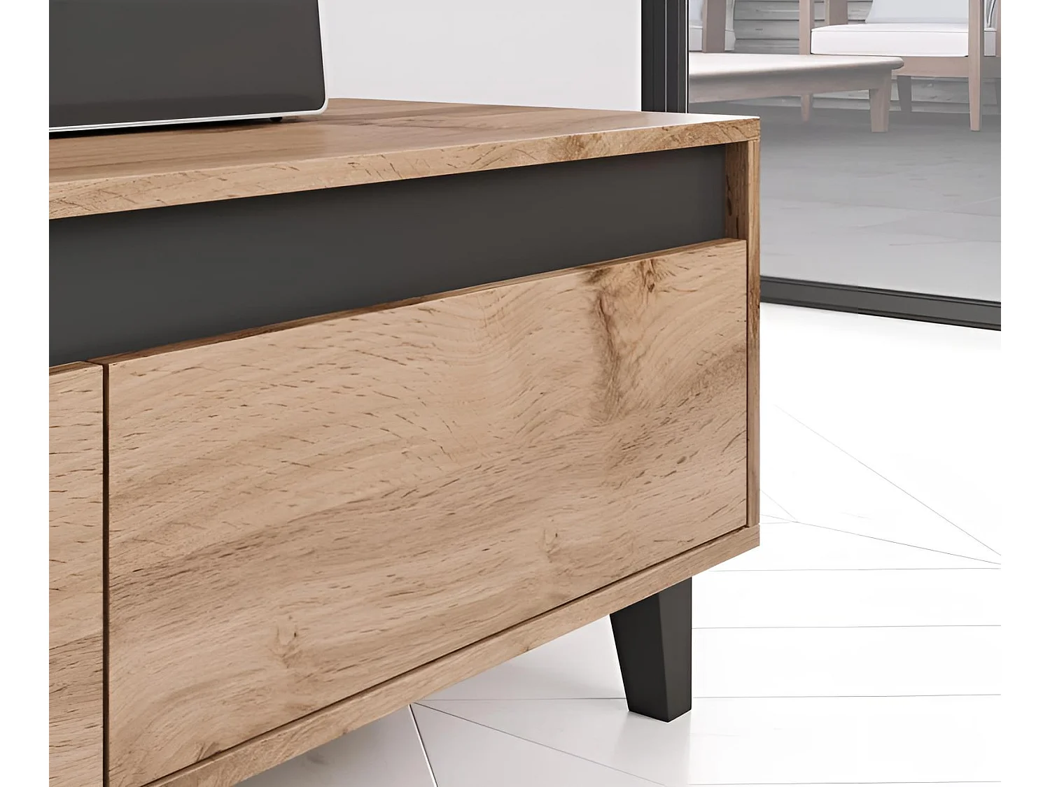 Banc TV Nord XL/Marron