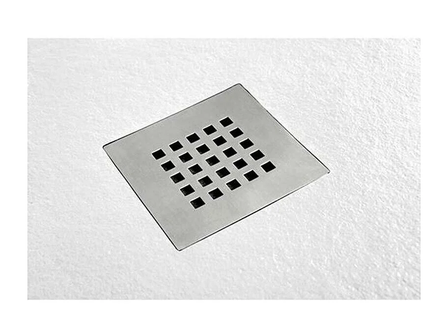 Receveur de douche 75x135 cm Vulcano Line Slim Blanc en résine synthétique et poudre de marbre avec évacuation gratuite