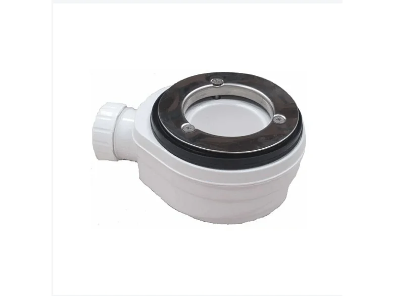 Receveur de Douche 70X135 cm Ligne Vulcano Extra Fin Blanc + Cabine de Douche 70x135 cm Haut 200 cm Avec Ouverture d'Angle