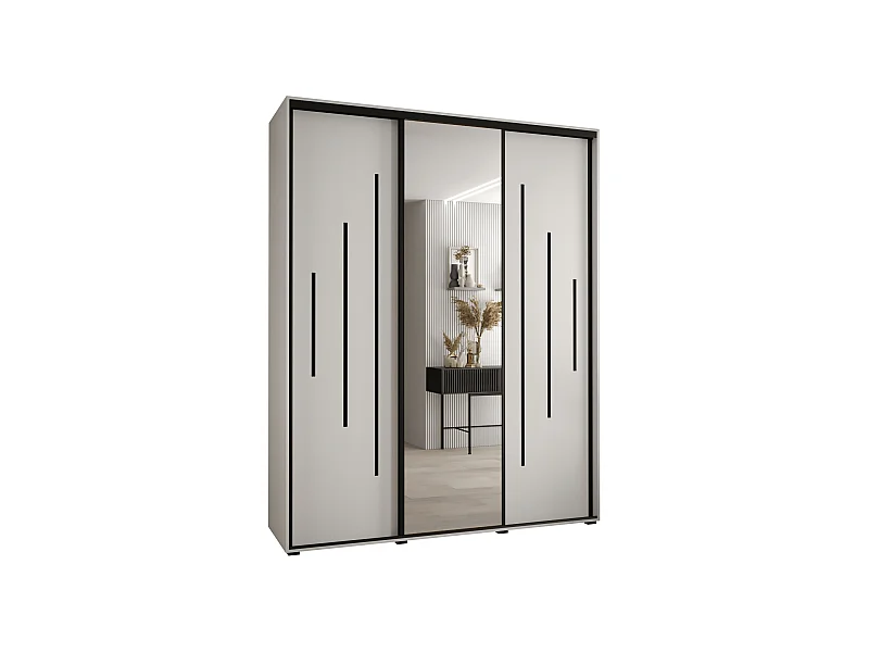 ARMOIRE DAVOS 13 À PORTES COULISSANTES 235,2/190/60 3 portes