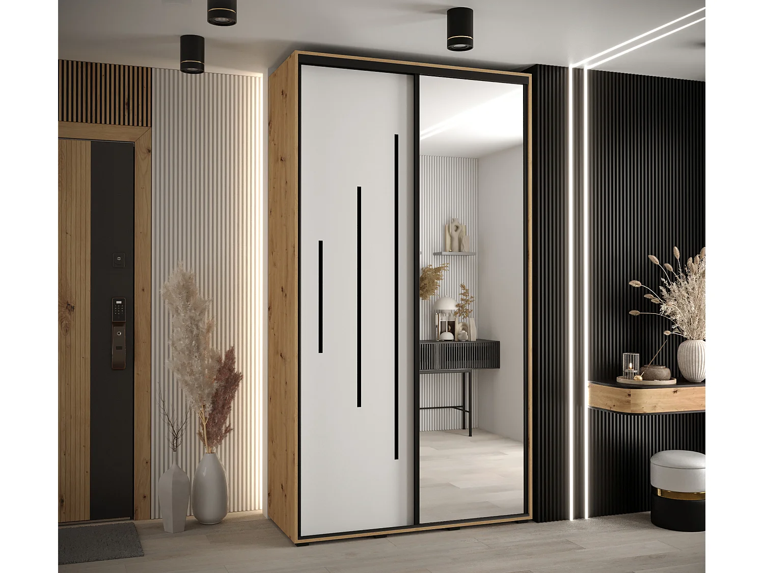 DRAAIDEURKAST 235,2/130/60 2-deurs