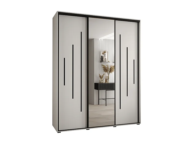 ARMOIRE DAVOS 13 À PORTES COULISSANTES 235,2/190/45 3 portes
