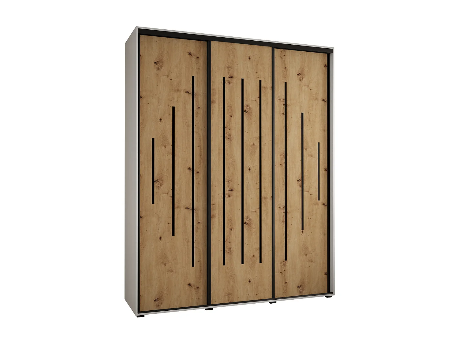 ARMOIRE DAVOS 12 À PORTES COULISSANTES 235,2/190/60 3 portes