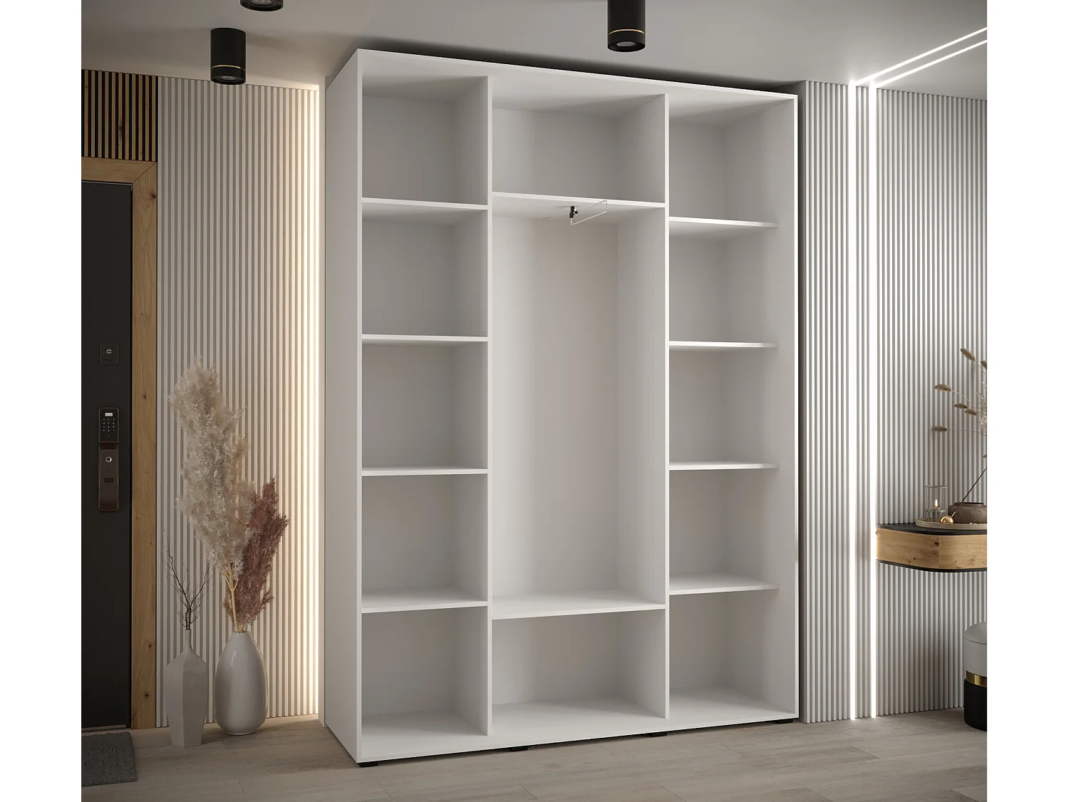 SCHWEBETÜRENSCHRANK 235,2/190/45 3-türig
