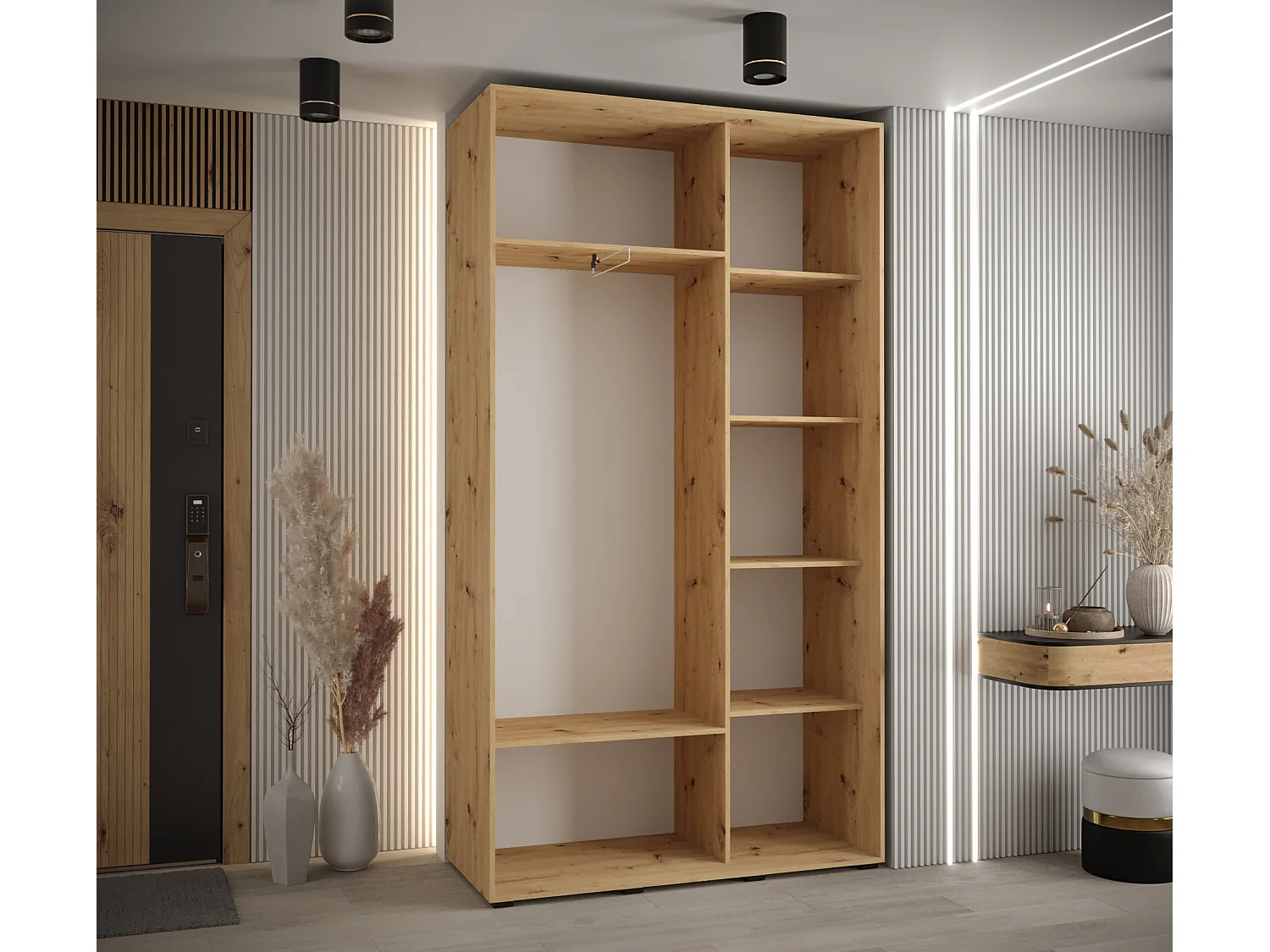 SCHWEBETÜRENSCHRANK 235,2/140/45 2-türig