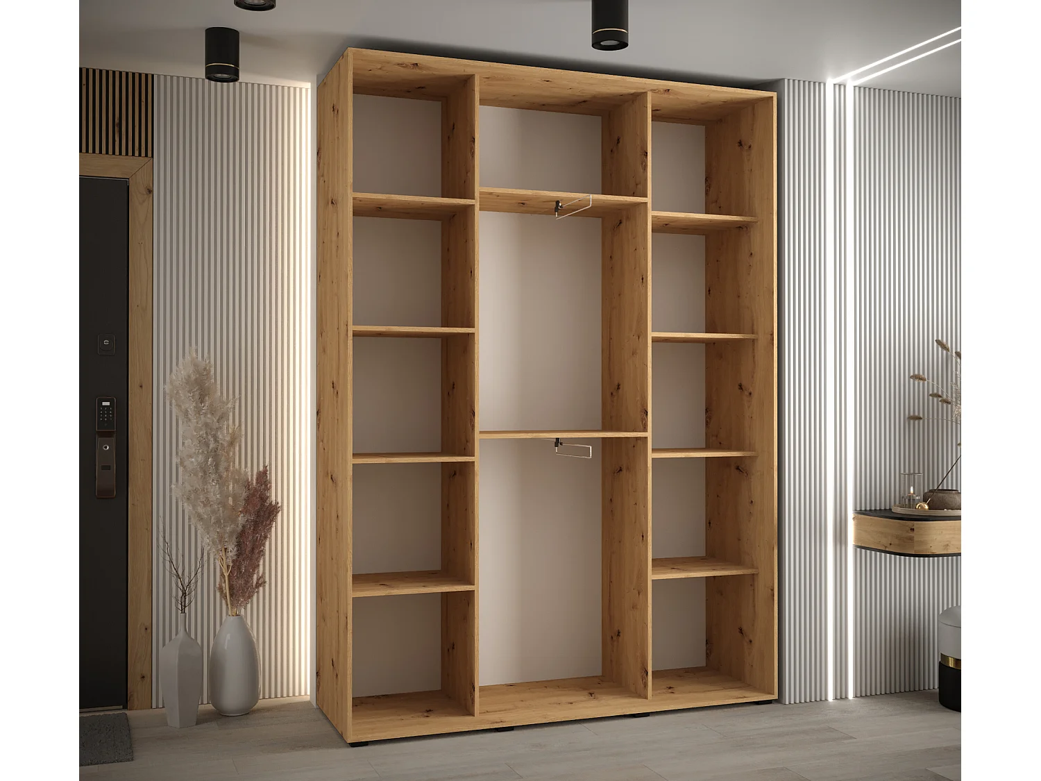 SCHWEBETÜRENSCHRANK 235,2/170/45 3-türig