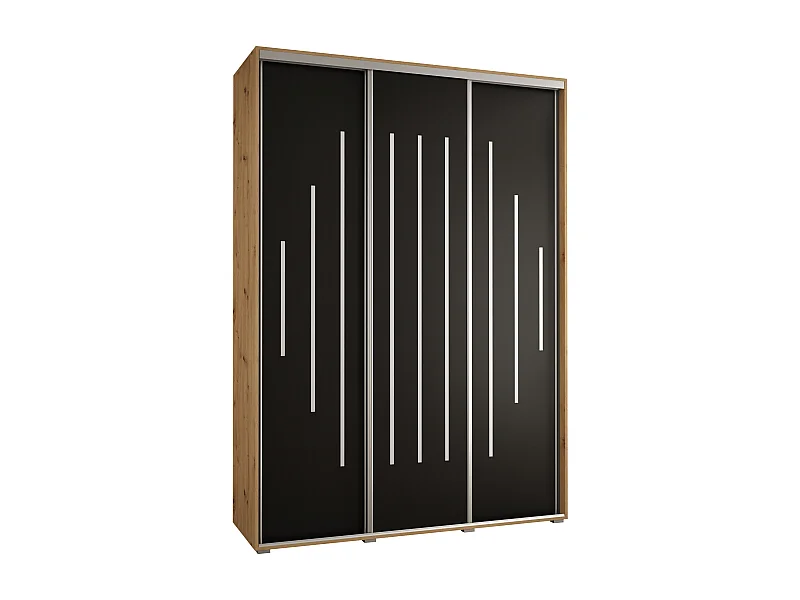 ARMOIRE DAVOS 12 À PORTES COULISSANTES 235,2/180/60 3 portes