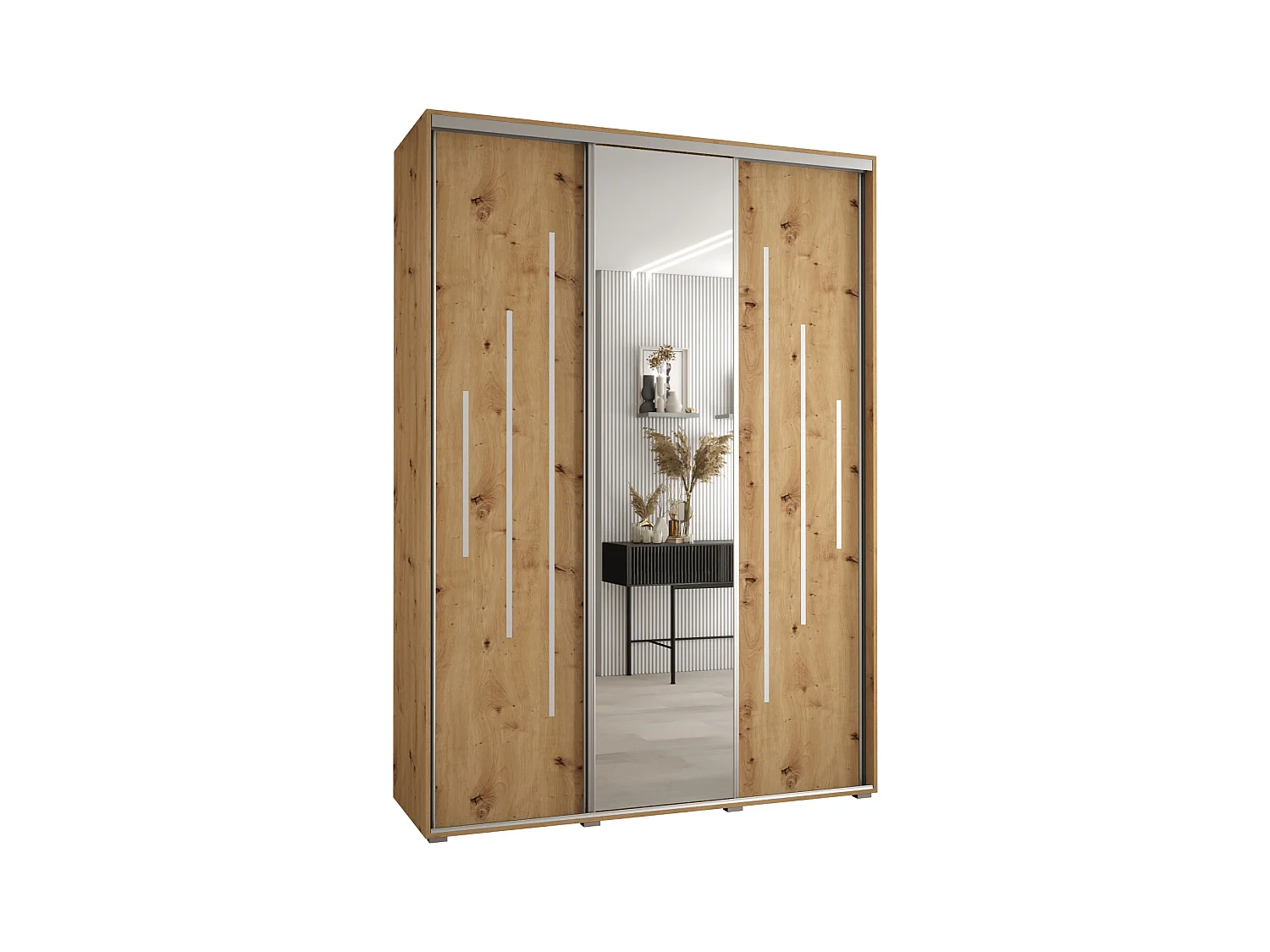 ARMOIRE DAVOS 13 À PORTES COULISSANTES 235,2/170/60 3 portes