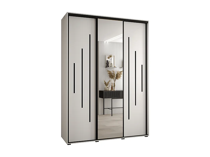 ARMOIRE DAVOS 13 À PORTES COULISSANTES 235,2/170/60 3 portes