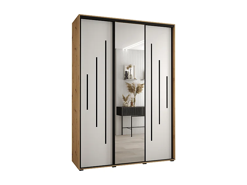 SCHWEBETÜRENSCHRANK 235,2/180/45 3-türig