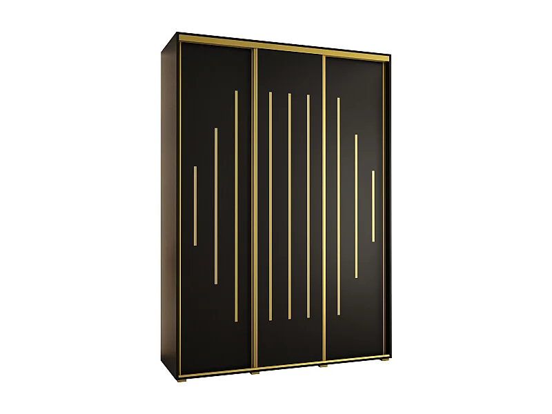 ARMOIRE DAVOS 12 À PORTES COULISSANTES 235,2/180/60 3 portes