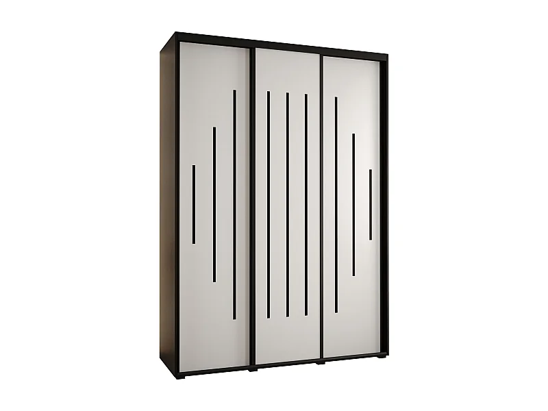 ARMOIRE DAVOS 12 À PORTES COULISSANTES 235,2/170/45 3 portes