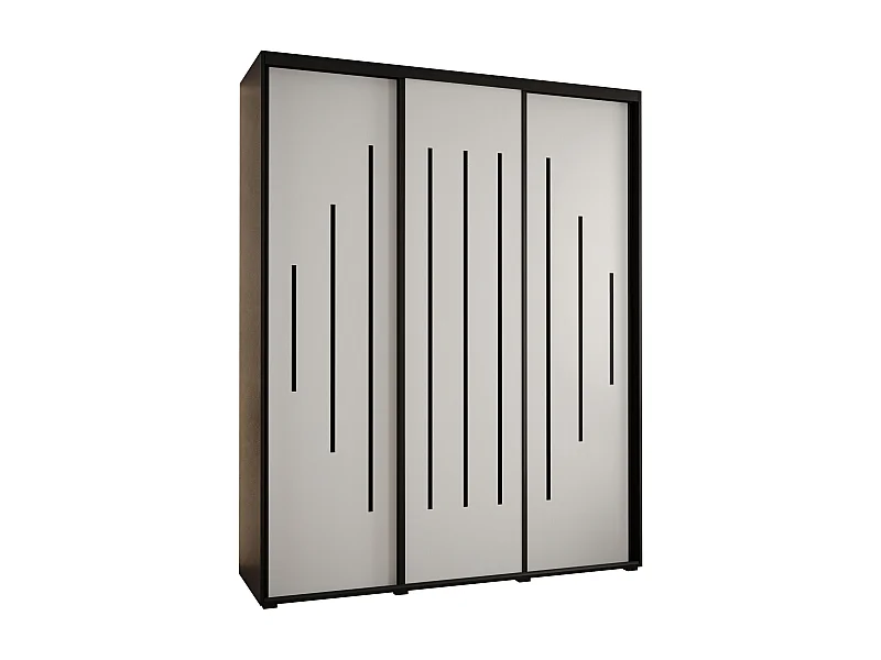 Armadio con ante a battente 235,2/190/60 3-porte