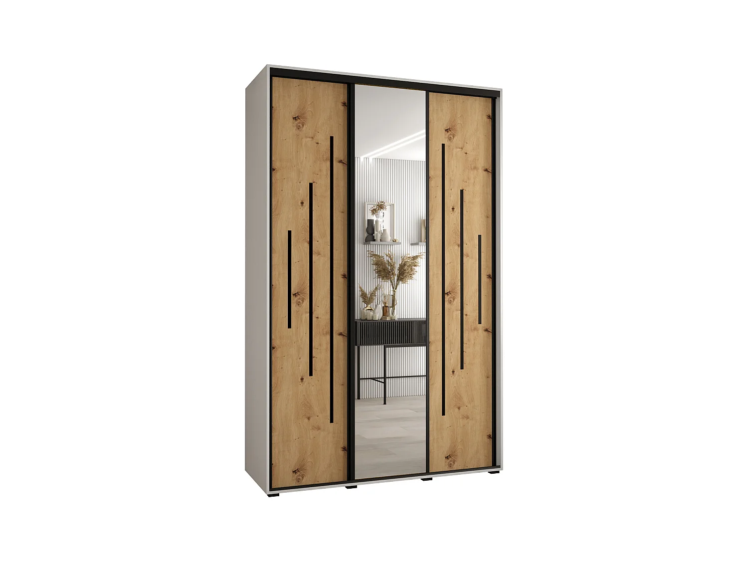 SCHWEBETÜRENSCHRANK 235,2/150/60 3-türig