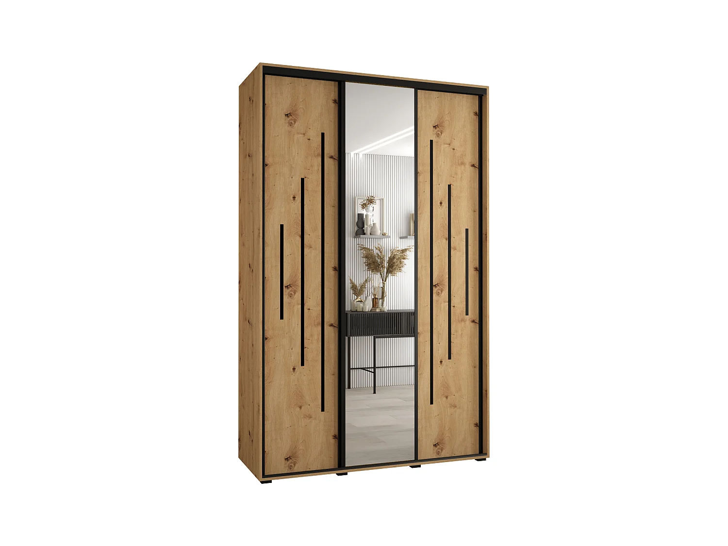 SCHWEBETÜRENSCHRANK 235,2/150/60 3-türig