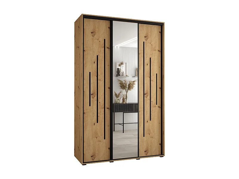 ARMOIRE DAVOS 13 À PORTES COULISSANTES 235,2/150/60 3 portes