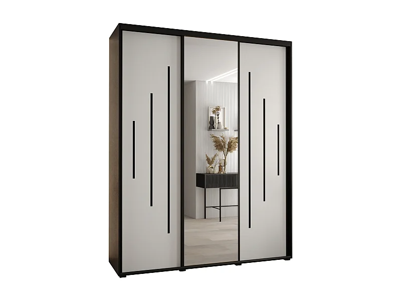 SCHWEBETÜRENSCHRANK 235,2/190/60 3-türig