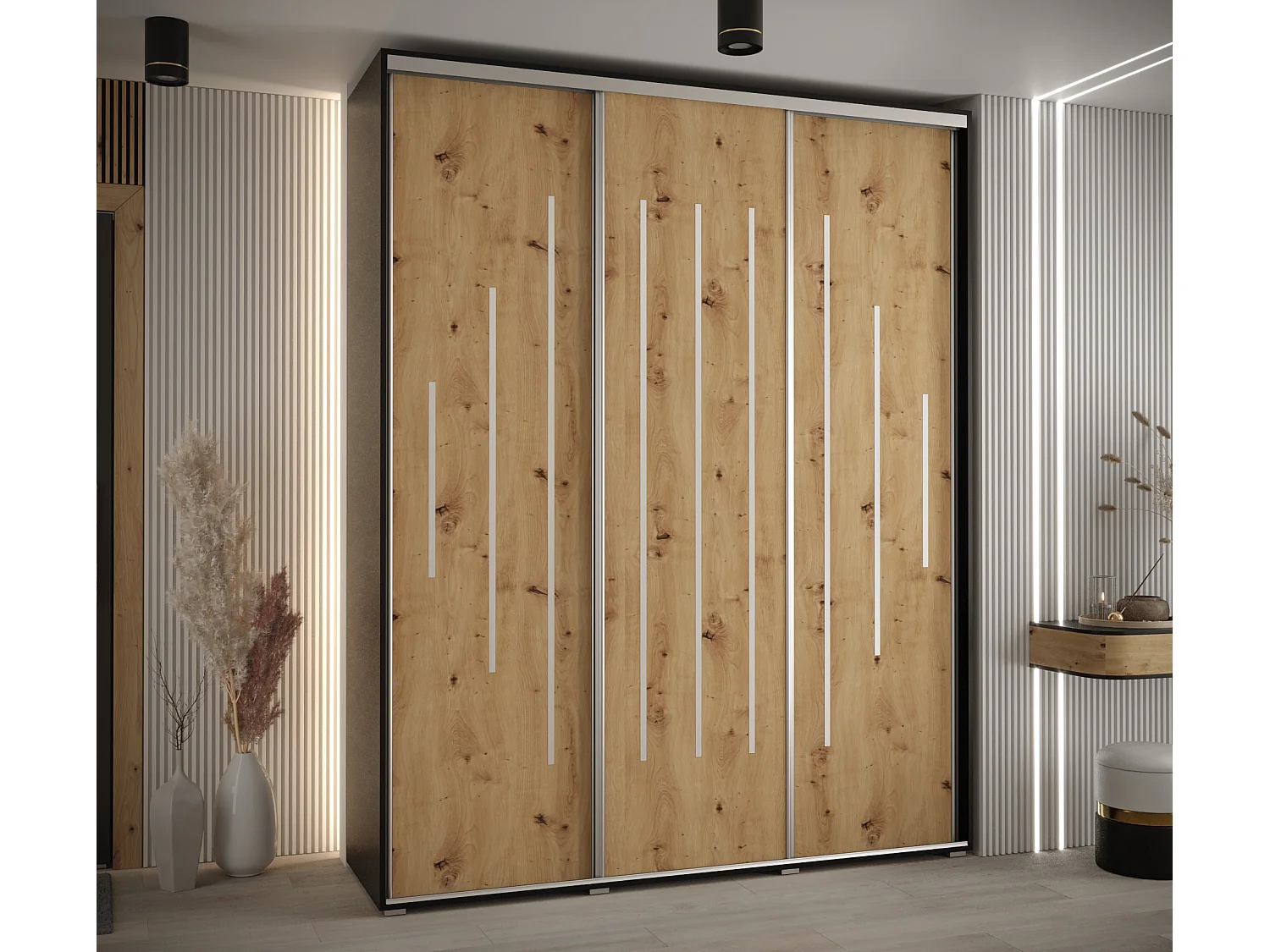 ARMARIO CON PUERTAS BATIENTES 235,2/190/60  3 puertas