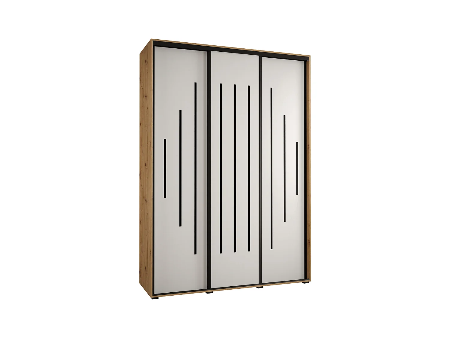 ARMOIRE DAVOS 12 À PORTES COULISSANTES 235,2/170/45 3 portes