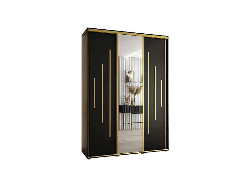 Armadio con ante a battente 235,2/180/45 3-porte