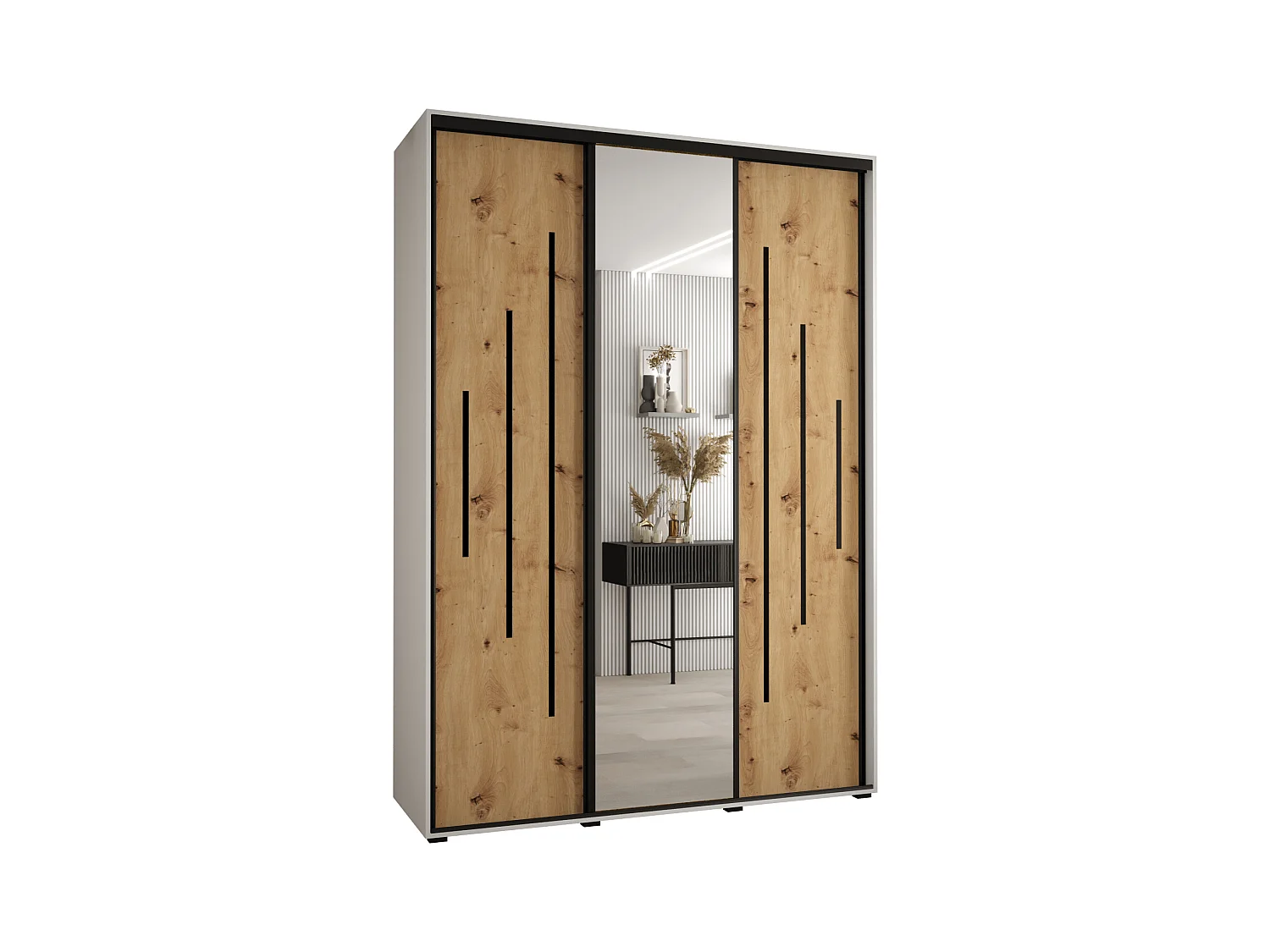 ARMOIRE DAVOS 13 À PORTES COULISSANTES 235,2/180/45 3 portes