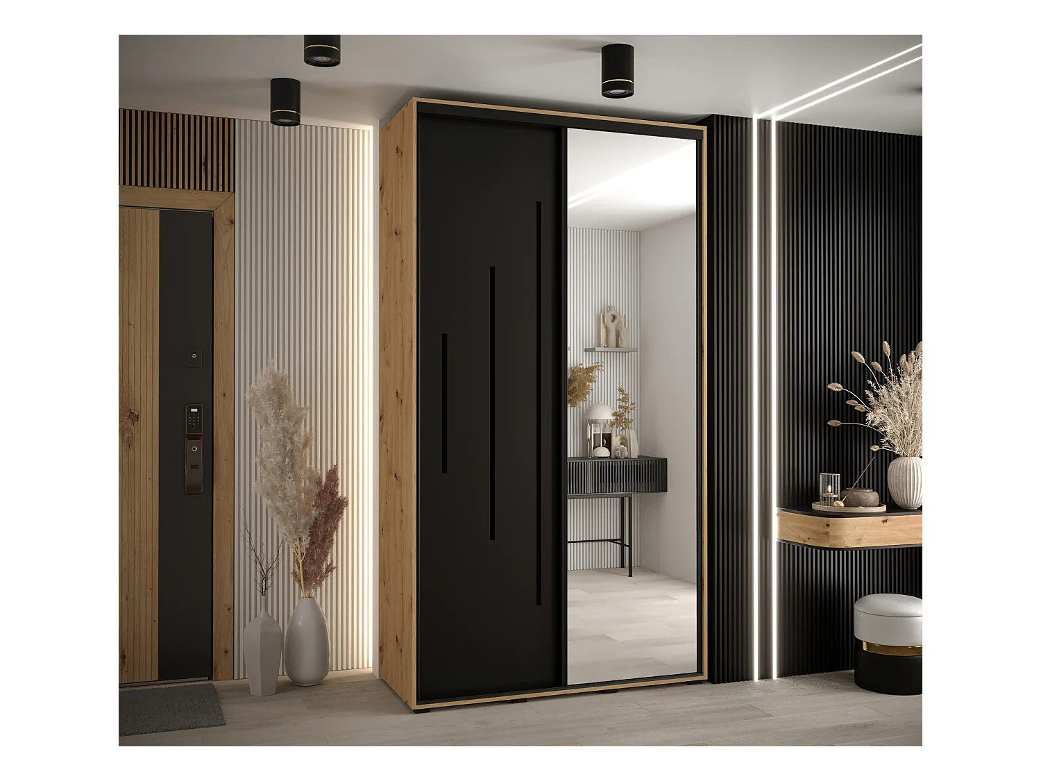 DRAAIDEURKAST 235,2/130/45 2-deurs