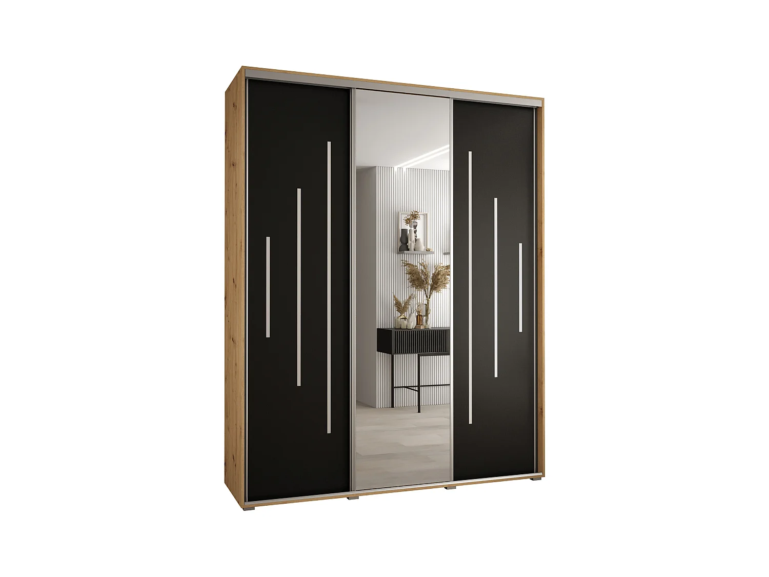 ARMOIRE DAVOS 13 À PORTES COULISSANTES 235,2/190/45 3 portes