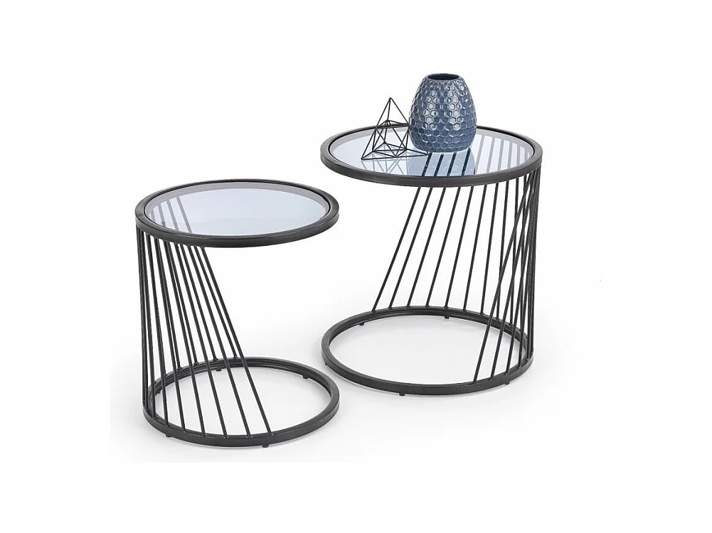 Ensemble table basse Cleo/MDF/Noir