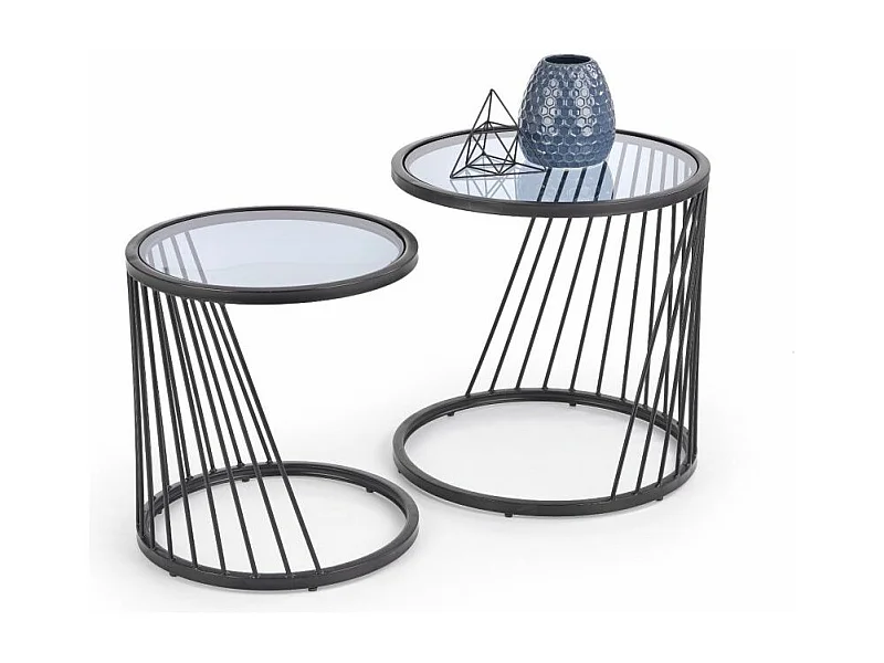 Set da tavola Coch Cleo/MDF/Nero