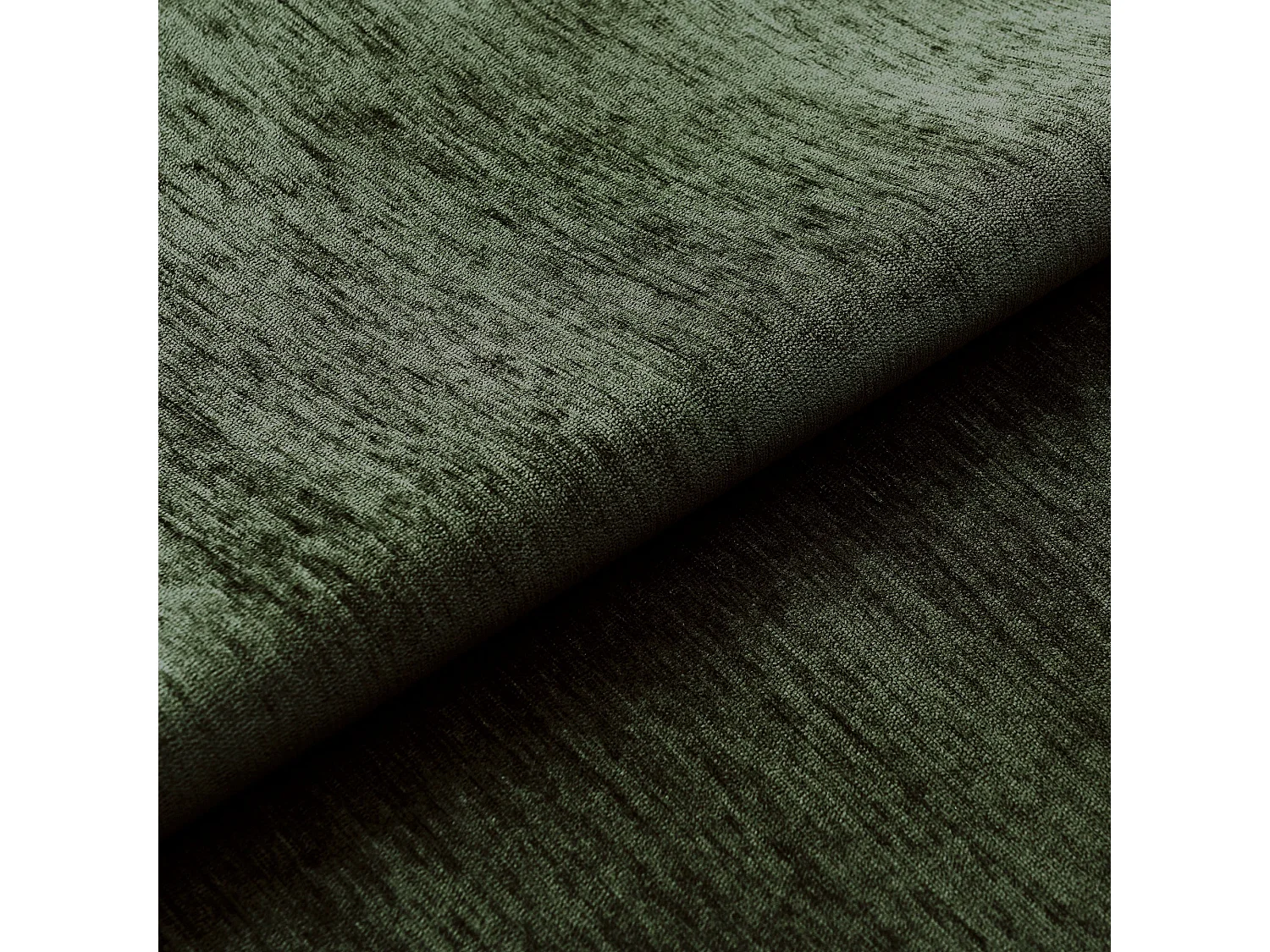 Canapé 3 places velours vert kaki 226cm HAUSSMANN