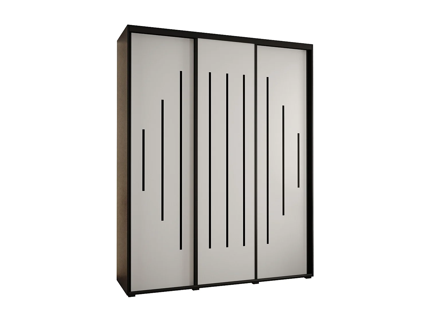 Armadio con ante a battente 235,2/200/60 3-porte