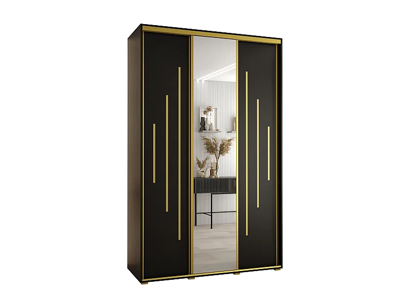 ARMOIRE DAVOS 13 À PORTES COULISSANTES 235,2/160/60 3 portes