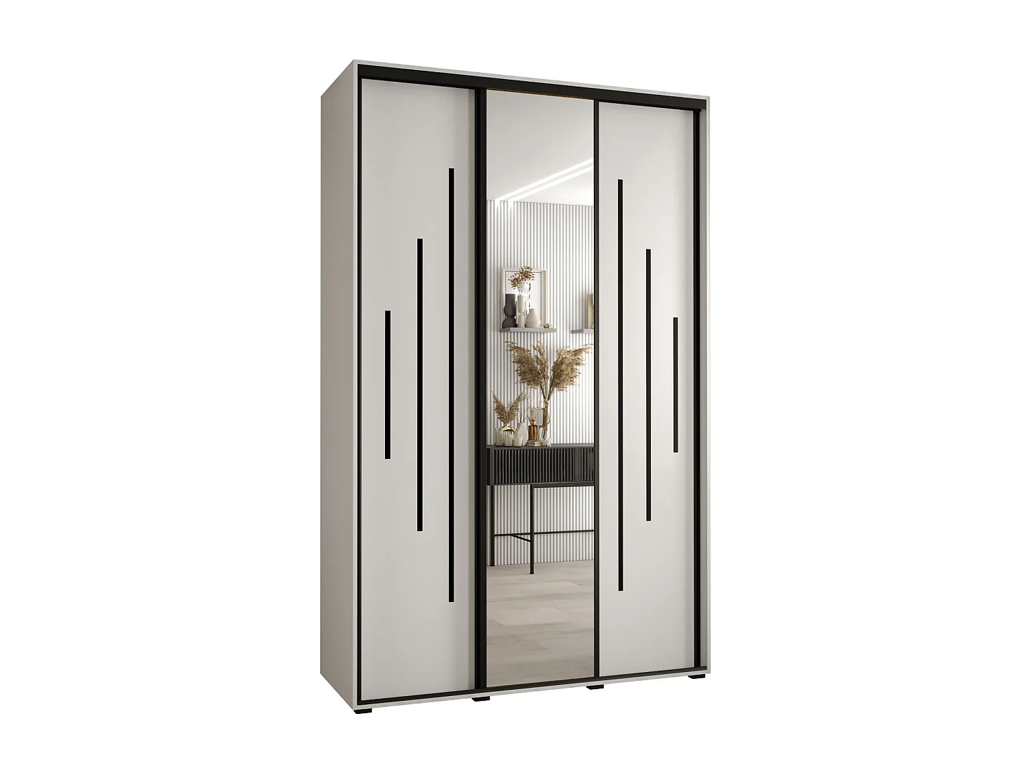 ARMOIRE DAVOS 13 À PORTES COULISSANTES 235,2/160/60 3 portes