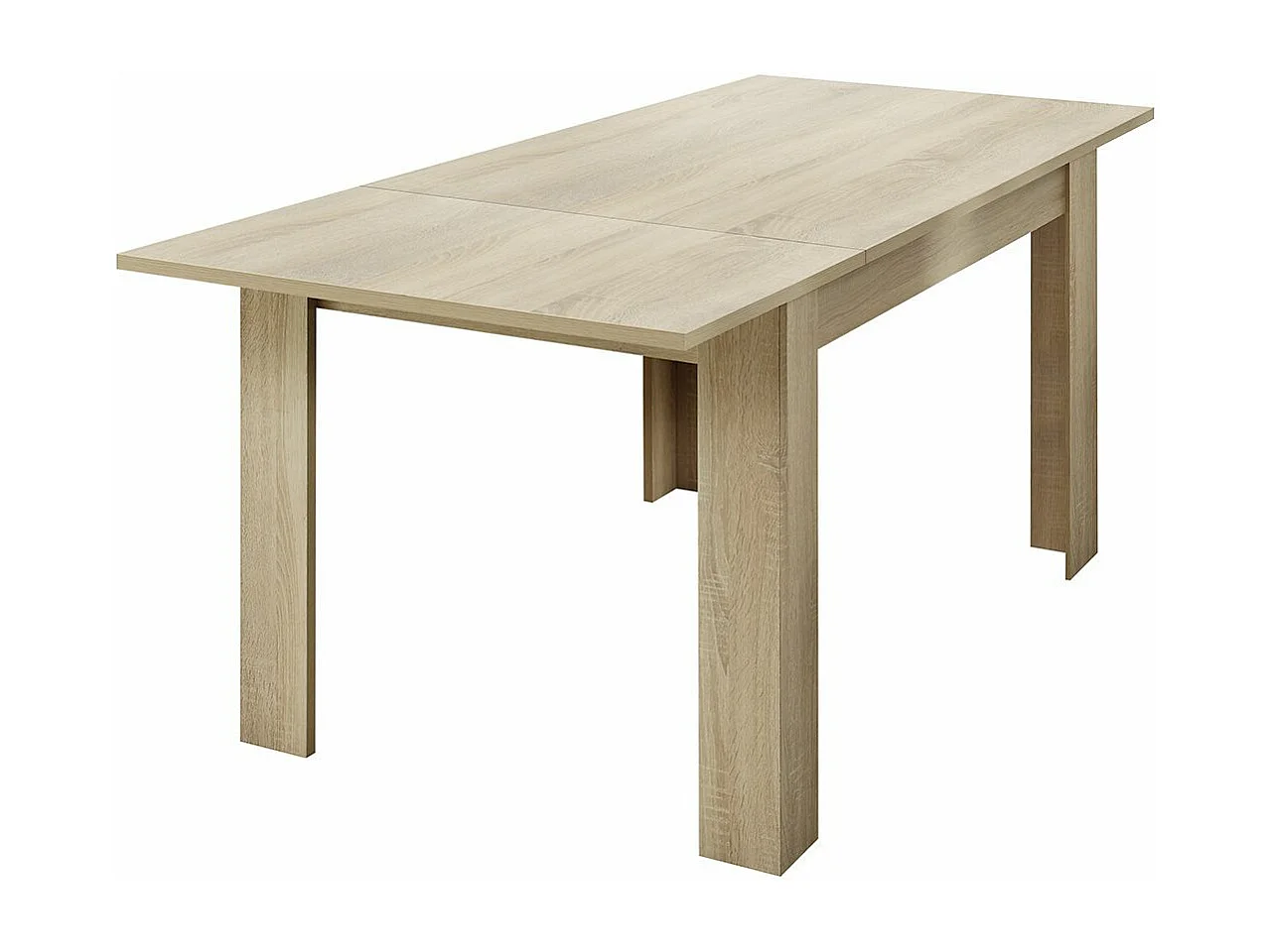 SAMOA - Table Repas Extensible Finition Bois Samoa