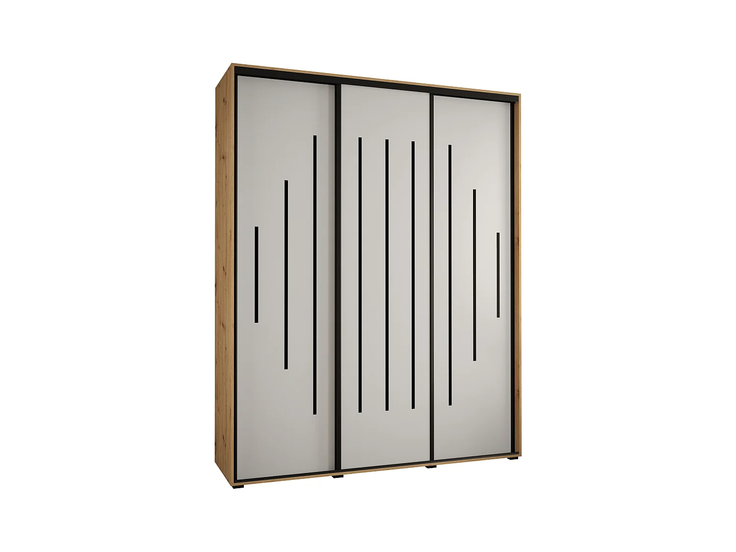 ARMOIRE DAVOS 12 À PORTES COULISSANTES 235,2/190/45 3 portes