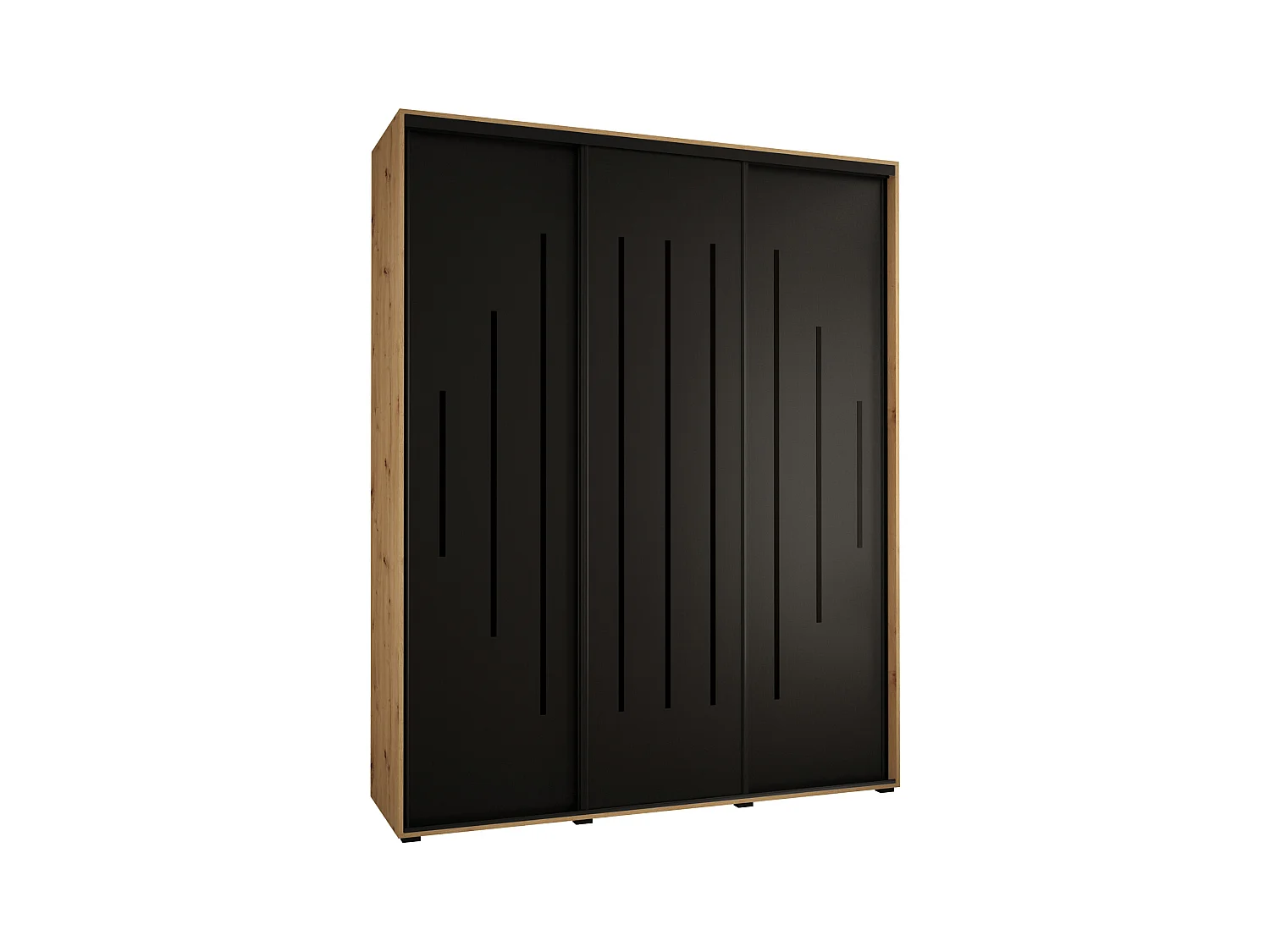 ARMOIRE DAVOS 12 À PORTES COULISSANTES 235,2/190/45 3 portes