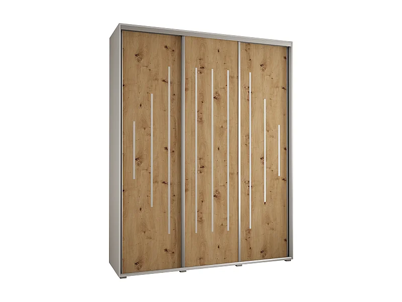 ARMOIRE DAVOS 12 À PORTES COULISSANTES 235,2/190/45 3 portes